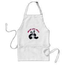 Panda hug apron
