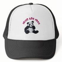 Panda hug mesh hat