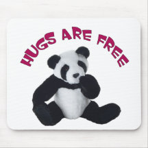 Panda hug mousepad