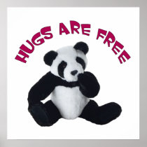 Panda hug Poster 24x24"