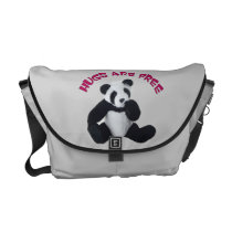 Panda hug Rickshaw Messenger Bag