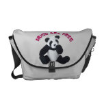Panda hug Rickshaw Messenger Bag