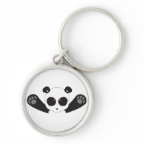 Panda Hugs Key Chain