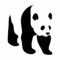 Panda Illustration Golf Shirt by EscapeArtist Panda Illustration Golf Shirt
