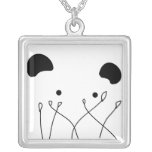 Panda In The Bushes necklaces