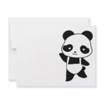 panda personalized invitations