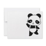 panda personalized invitations