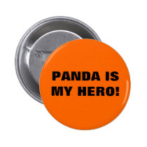 PANDA IS MY HERO! buttons