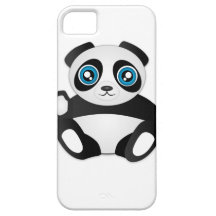 Panda linda iPhone 5 Case-Mate cárcasas