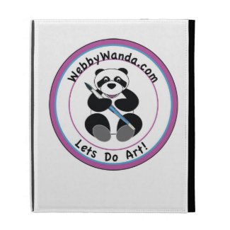 Panda Logo for webbywanda.com iPad case
