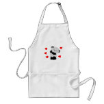 Panda love apron