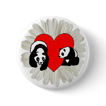 Panda Love Pin