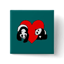 Panda Love buttons