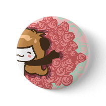 Panda Love Button by michupanda Panda Love Button