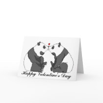 Panda Love Greeting Cards