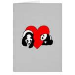Panda Love Greeting Card