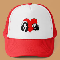 Panda Love hats by bonfire46 Panda Love hats