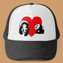 Panda Love hats by bonfire46 Panda Love hats