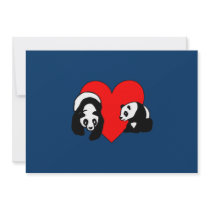 Panda Love invitations