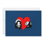 Panda Love Custom Invite
