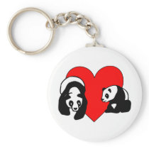 Panda Love Key Chains