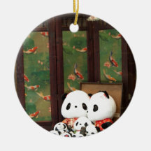 Panda Love Ornament