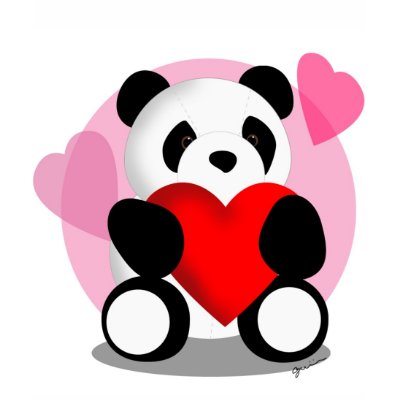 Panda Love Shirt by challagrl