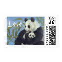 Panda "Love" Stamp by Laura_Regan_Artist Panda "Love" Stamp