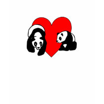 Panda Love t-shirts by bonfire46 Panda Love t-shirts