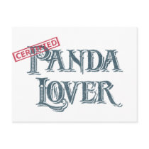 Panda Lover Postcards