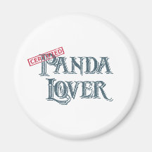 Panda Lover Refrigerator Magnet