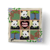 PANDA LOVERS - GIFTS buttons by WildOnes PANDA LOVERS - GIFTS buttons