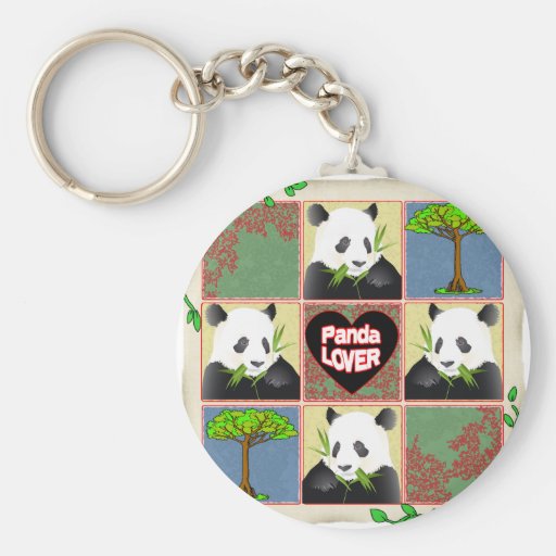 panda teddy keychain