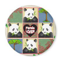 PANDA LOVERS - GIFTS magnets by WildOnes PANDA LOVERS - GIFTS magnets
