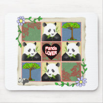 PANDA LOVERS - GIFTS mousepads by WildOnes PANDA LOVERS - GIFTS mousepads