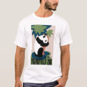 Panda Loves Tree At Zoo 1938 WPA t-shirts