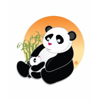 Panda Mother and Child