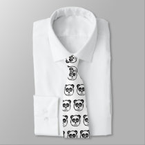 Panda Neck Tie