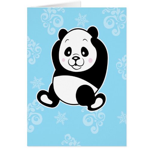 Panda Note Card