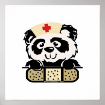 Panda Nurse Posters
