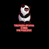 Panda of Doom! t-shirts