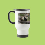 Panda on Log Mugs