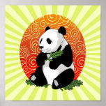 Panda on the Horizon Poster