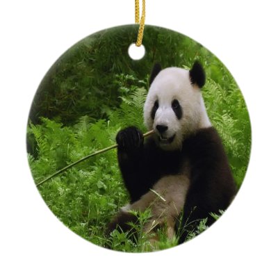 Panda ornaments