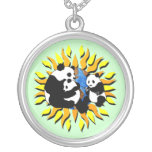 Panda Planet Personalized Necklace