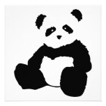 panda plush custom invites