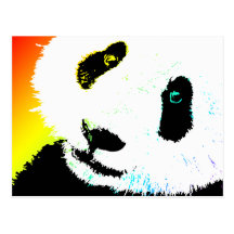 panda. post card