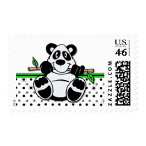 Panda postage by naturetees Panda postage
