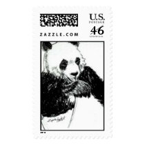 Panda postage by zipora Panda postage