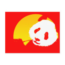 panda. postcard